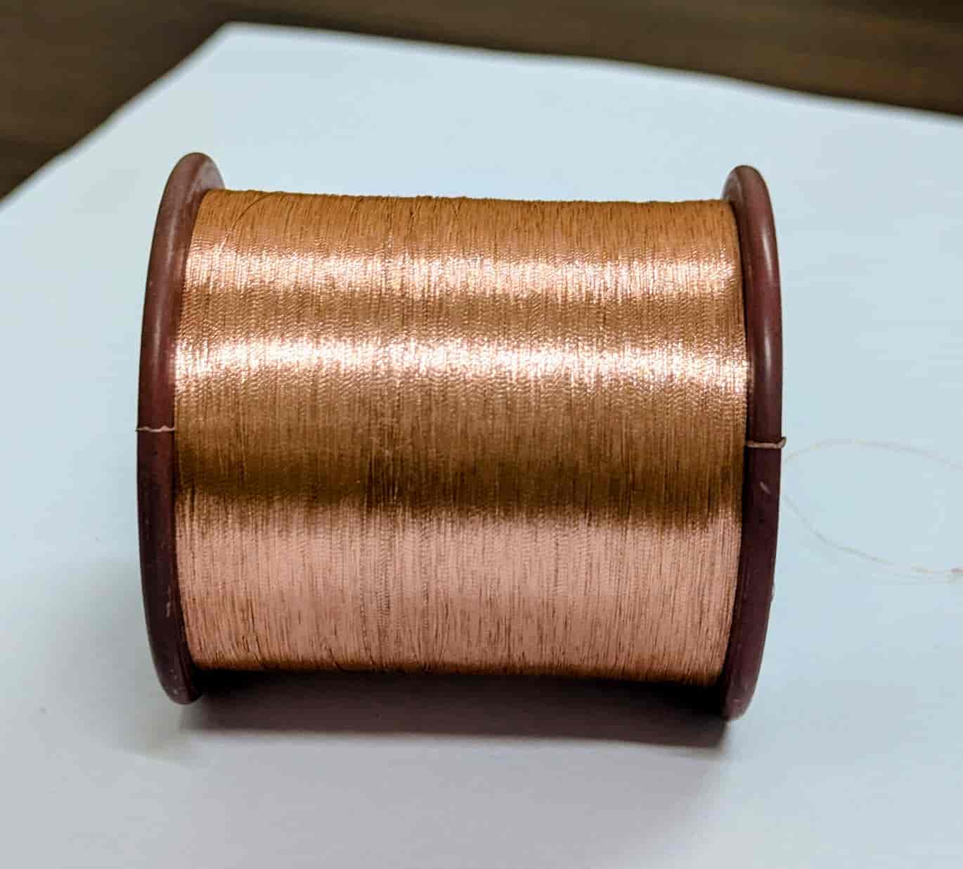 75d  Rose Pink jari metalic yarn 