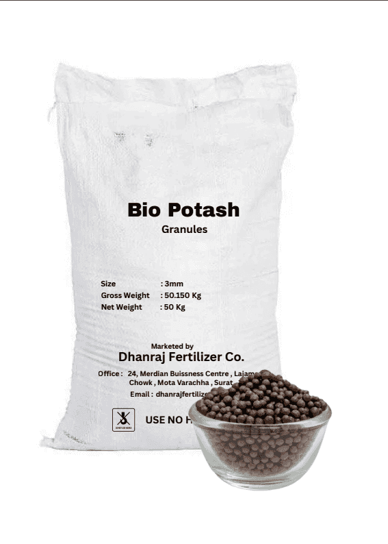 Potash cotted granules